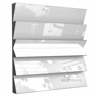 Купить акустическая панель ecosound pindiff crater plastic white 50 х 50 см 53 мм белая по низкой цене