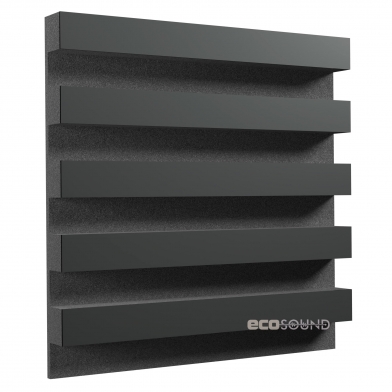 Купить акустическая панель ecosound comb heavy hdf-black 50 х 50 см 53 мм черная по низкой цене