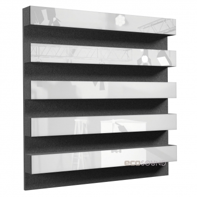 Купить акустическая панель ecosound comb heavy plastic white 50 х 50 см 53 мм белая по низкой цене