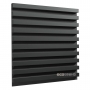 Купить акустическая панель ecosound comb xl hdf-black 100 х 100 см 53 мм черная по низкой цене