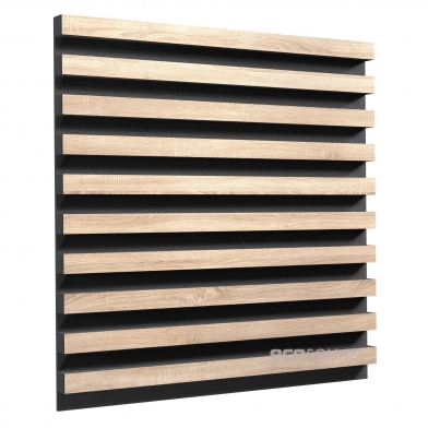Купить акустическая панель ecosound comb xl lt-sonoma-oak 100 х 100 см 53 мм латте по низкой цене