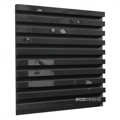 Купить акустическая панель ecosound comb xl plastic black 100 х 100 см 53 мм черная по низкой цене