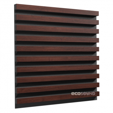 Купить акустическая панель ecosound comb xl wenge 100 х 100 см 53 мм коричневая по низкой цене