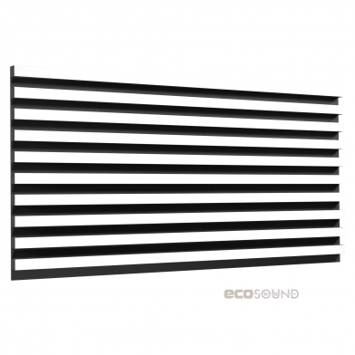 Купить акустическая панель ecosound comb xxl hdf-white 200 х 100 см 53 мм белая по низкой цене