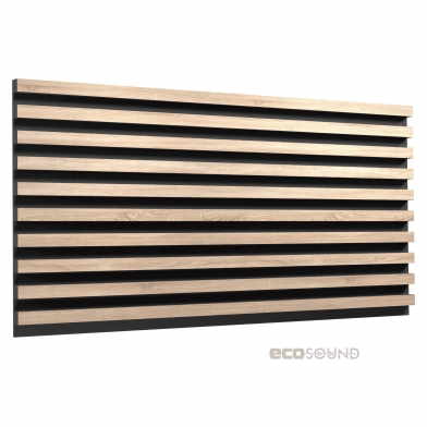 Купить акустическая панель ecosound comb xxl lt-sonoma-oak 200 х 100 см 53 мм латте по низкой цене