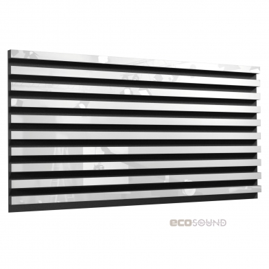 Купить акустическая панель ecosound comb xxl plastic white 200 х 100 см 53 мм белая по низкой цене