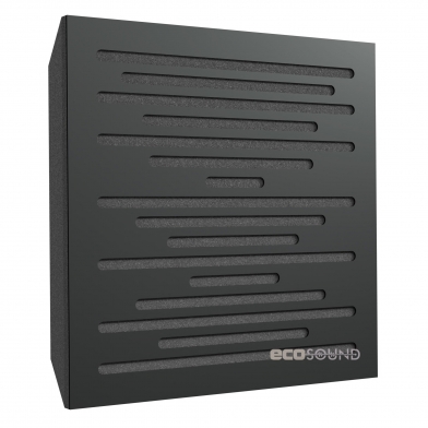 Купить акустическая панель ecosound ecowave black 50х50 см 73мм черный по низкой цене