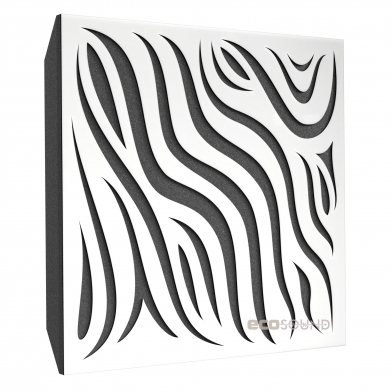 Купить акустическая панель ecosound chimera white 50х50 см 73мм  цвет белый по низкой цене