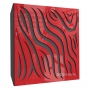 Купить акустическая панель ecosound chimera plastic red 50 х 50 см 73 мм красная по низкой цене