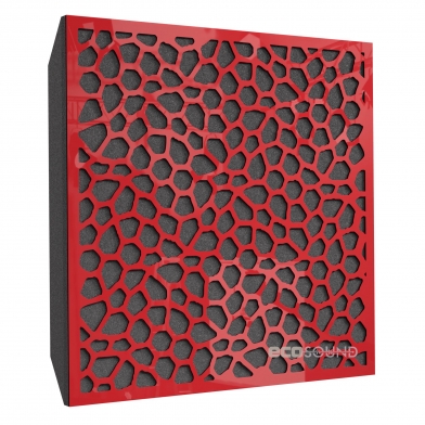 Купить акустическая панель ecosound econet plastic red 50 х 50 см 73 мм красная по низкой цене