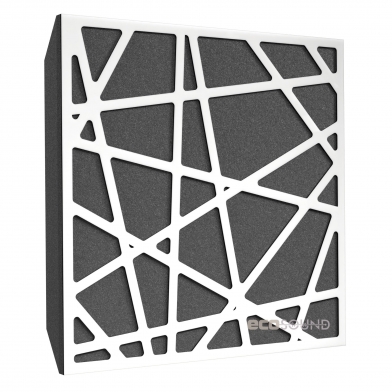 Купить акустическая панель ecosound ecoart xl hdf-white 50 х 50 см 73 мм белая по низкой цене