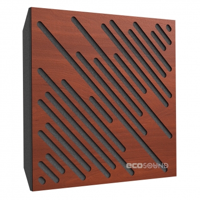 Купить акустическая панель ecosound diagonal apple-locarno 50 х 50 см 73 мм коричневая по низкой цене