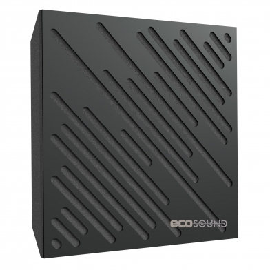 Купить акустическая панель ecosound diagonal hdf-black 50 х 50 см 73 мм черная по низкой цене