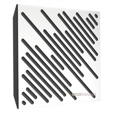 Купить акустическая панель ecosound diagonal hdf-white 50 х 50 см 73 мм белая по низкой цене