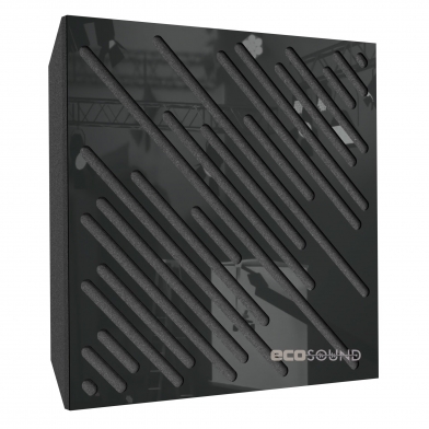 Купить акустическая панель ecosound diagonal plastic black 50 х 50 см 73 мм черная по низкой цене