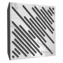 Купить акустическая панель ecosound diagonal plastic white 50 х 50 см 73 мм белая по низкой цене