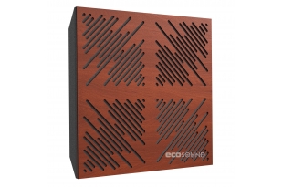Акустична панель Ecosound 4Diagonals Apple-Locarno 50 х 50 см 73 мм коричнева