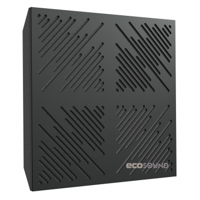 Купить акустическая панель ecosound 4diagonals hdf-black 50 х 50 см 73 мм черная по низкой цене