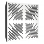 Купить акустическая панель ecosound 4diagonals hdf-white 50 х 50 см 73 мм белая по низкой цене