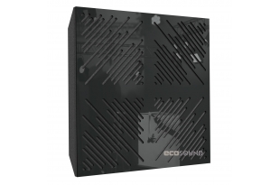 Акустическая панель Ecosound 4Diagonals Plastic Black 50 х 50 см 73 мм черная