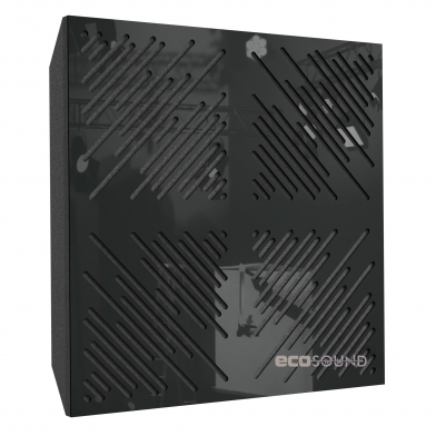 Купить акустическая панель ecosound 4diagonals plastic black 50 х 50 см 73 мм черная по низкой цене