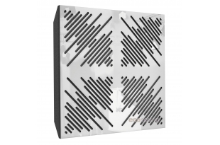 Акустическая панель Ecosound 4Diagonals Plastic White 50 х 50 см 73 мм белая
