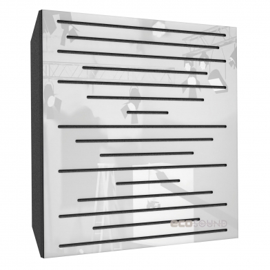 Купить акустическая панель ecosound ecopulse plastic white 50 х 50 см 73 мм белая по низкой цене
