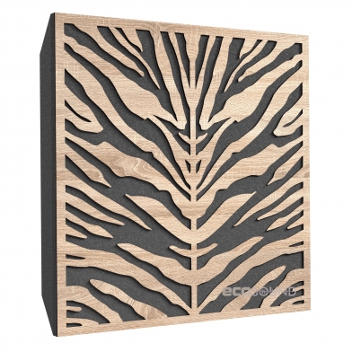 Купить акустическая панель ecosound zebra lt-sonoma-oak 50 х 50 см 73 мм латте по низкой цене