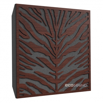 Купить акустическая панель ecosound zebra wenge 50 х 50 см 73 мм коричневая по низкой цене