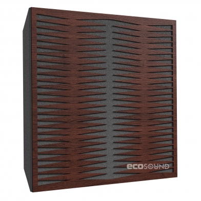 Купить акустическая панель ecosound backgammon wenge 50 х 50 см 73 мм коричневая по низкой цене