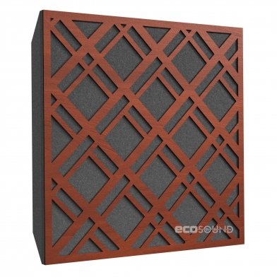 Купить акустическая панель ecosound grille apple-locarno 50 х 50 см 73 мм коричневая по низкой цене