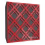 Купить акустическая панель ecosound grille plastic red 50 х 50 см 73 мм красная по низкой цене