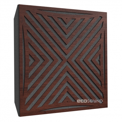 Купить акустическая панель ecosound urban wenge 50 х 50 см 73 мм коричневая по низкой цене