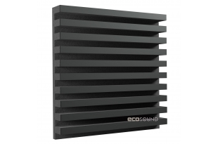 Акустична панель Ecosound Comb HDF-Black 50 х 50 см 73 мм чорна