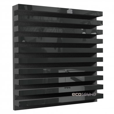 Купить акустическая панель ecosound comb plastic black 50 х 50 см 73 мм черная по низкой цене