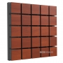 Купить акустическая панель ecosound tetras wood apple-locarno 50 х 50 см 73 мм коричневая по низкой цене