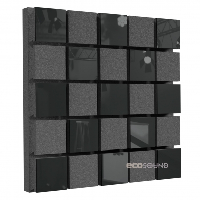 Купить акустическая панель ecosound tetras acoustic plastic black 50 х 50 см 73 мм черная по низкой цене