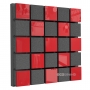 Купить акустическая панель ecosound tetras acoustic plastic red 50 х 50 см 73 мм красная по низкой цене