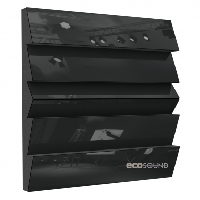 Купить акустическая панель ecosound pindiff rock plastic black 50 х 50 см 73 мм черная по низкой цене