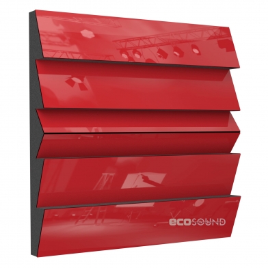 Купить акустическая панель ecosound pindiff rock plastic red 50 х 50 см 73 мм красная по низкой цене