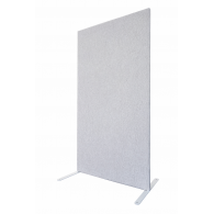 Офисная акустическая перегородка  Ecosound textile 200х100 см цвет светло-серый