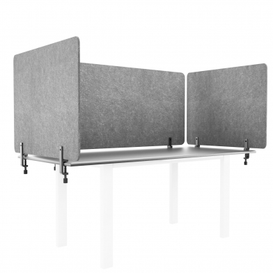 Купить настольная акустическая ширма для офисных столов ecosound felt 1200 х 600 orange  цвет в ассортименте по низкой цене