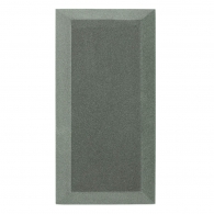Бархатная акустическая панель из акустического поролона Ecosound Velvet Grey 50х25см 50мм. Цвет серый