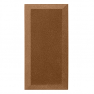 Оксамитова акустична панель з акустичного поролону Ecosound Velvet Brown 50х25см 50мм. Колір коричневий 