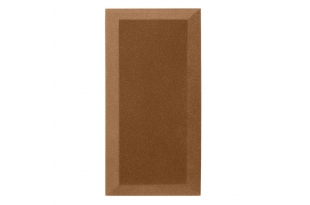 Оксамитова акустична панель з акустичного поролону Ecosound Velvet Brown 50х25см 50мм. Колір коричневий 