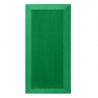 Оксамитова акустична панель з акустичного поролону Ecosound Velvet Green 50х25см 50мм. Колір зелений 
