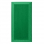 Бархатная акустическая панель из акустического поролона Ecosound Velvet Green 50х25см 50мм. Цвет зелёный