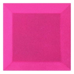 Бархатная акустическая панель из акустического поролона Ecosound Velvet Pink 25х25см 50мм Цвет розовый