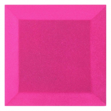Купить оксамитова акустична панель з акустичного поролону ecosound velvet pink 25х25см 50мм колір рожевий  по низкой цене