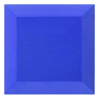 Бархатная акустическая панель из акустического поролона Ecosound Velvet Blue 25х25см 50мм. Цвет синий